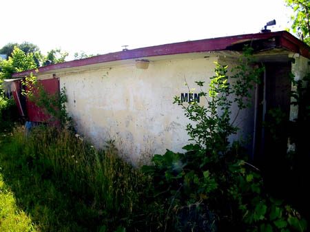 M-60 Drive-In Theatre - Restrooms - Photo From Water Winter Wonderland (newer photo)